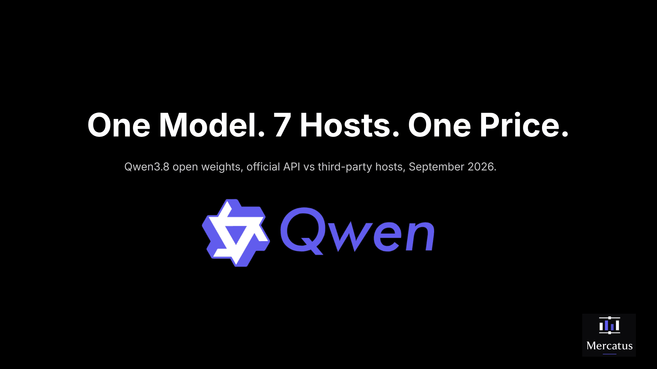 Qwen API Pricing: Every Qwen3.8 Model and Host
