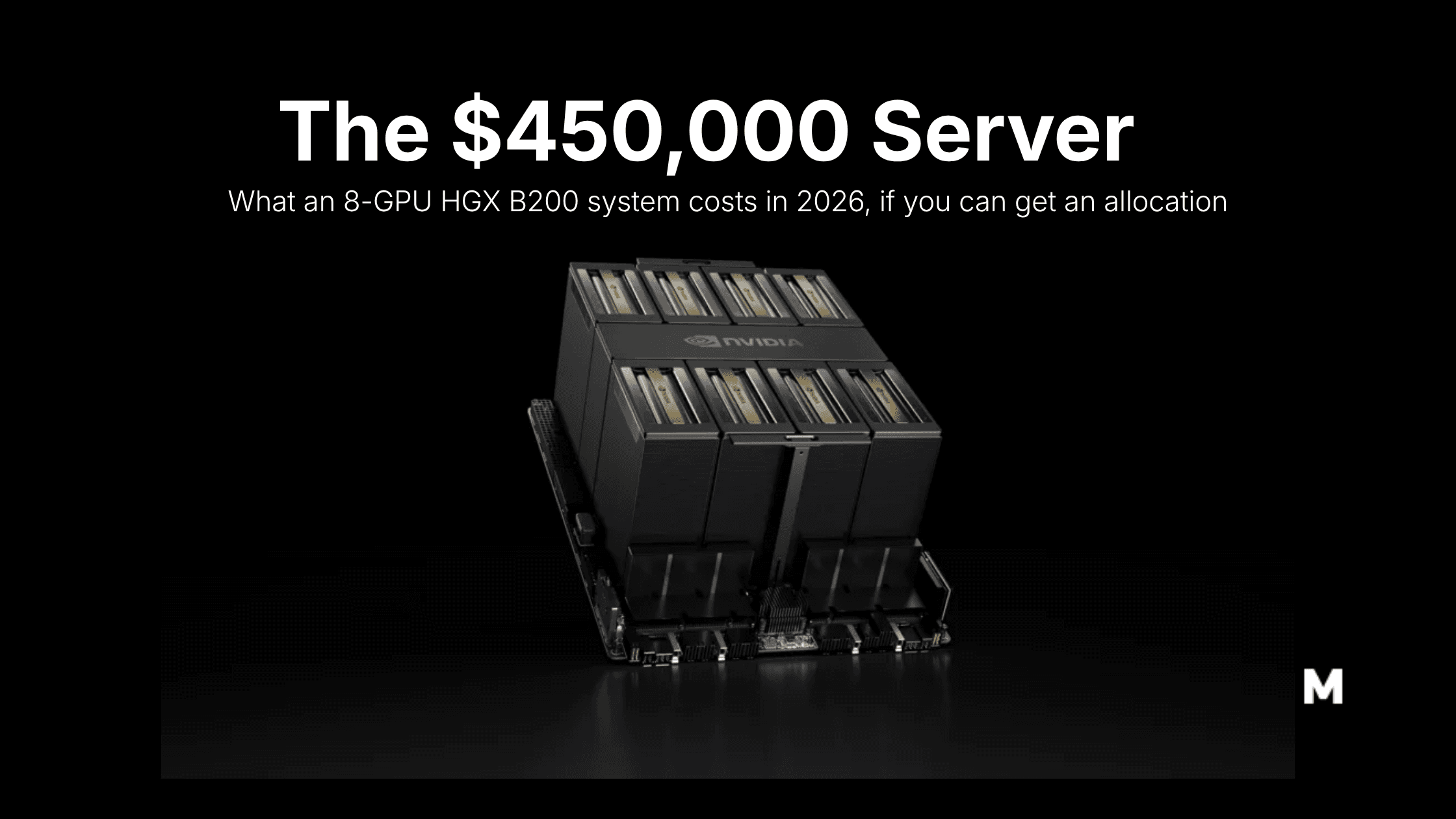NVIDIA B200 Server Price in 2026: What an 8-GPU HGX System Costs