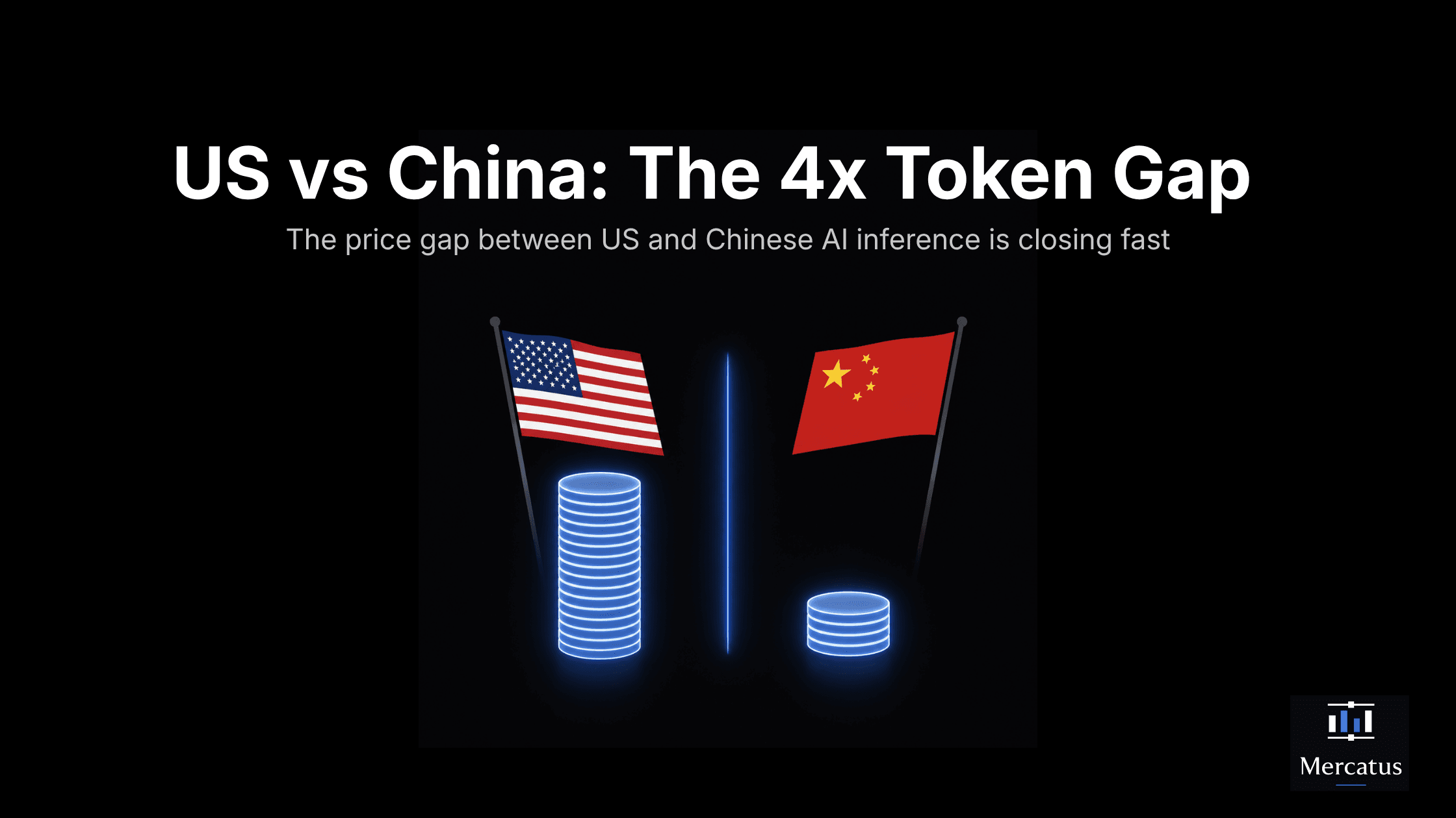 US vs China Token Prices: A 7x Gap Fell to 4x in 30 Days