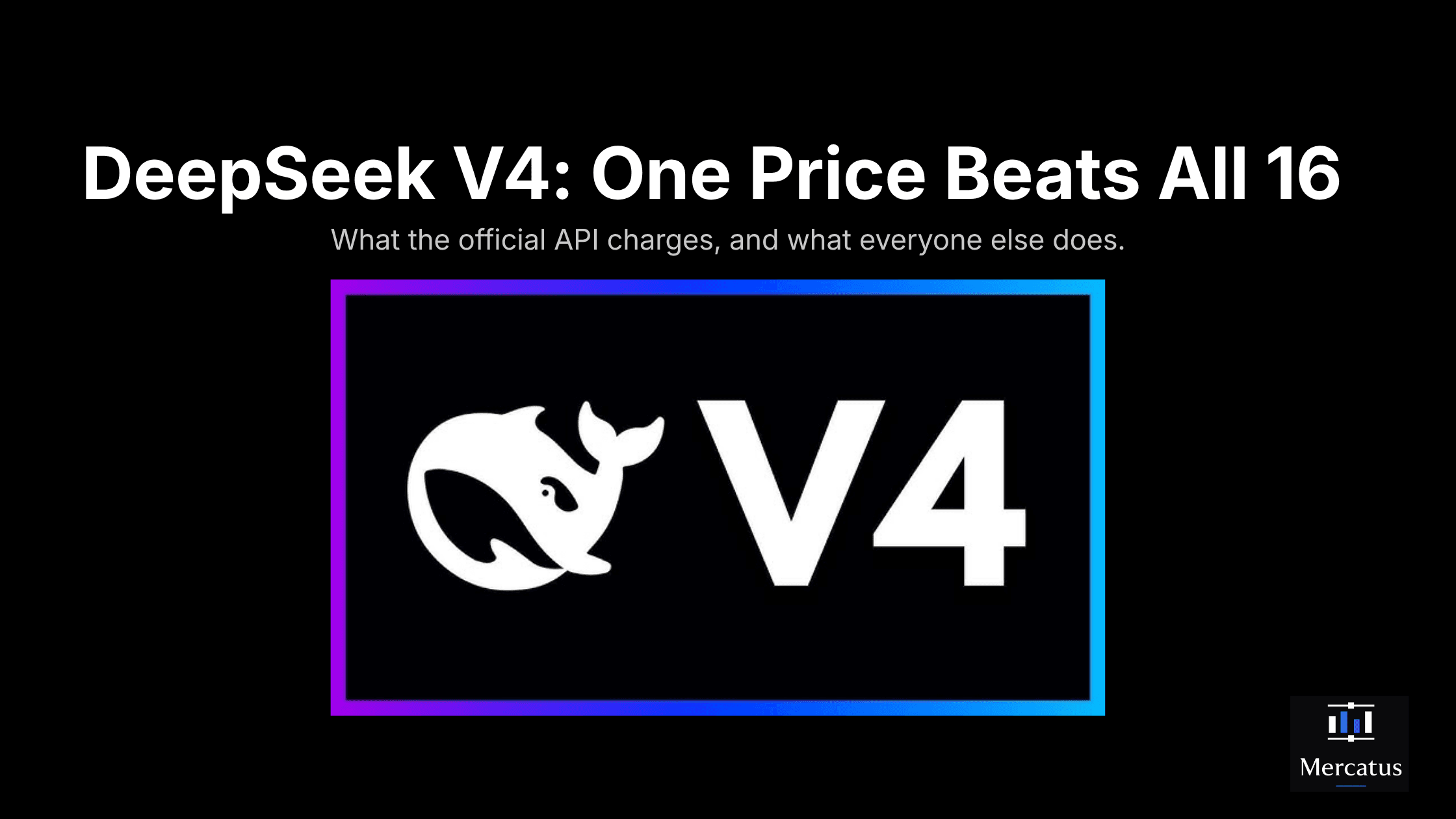 DeepSeek V4 API Pricing: Official Rates and the 4x Spread